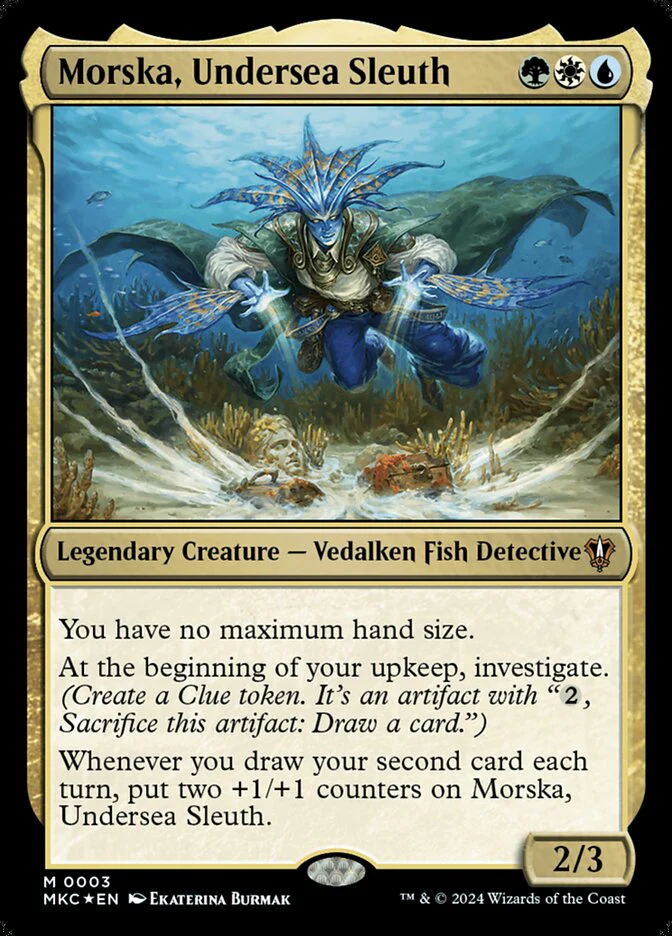 Morska, Undersea Sleuth 3/311 (Commander: Murders at Karlov Manor)  - Foil