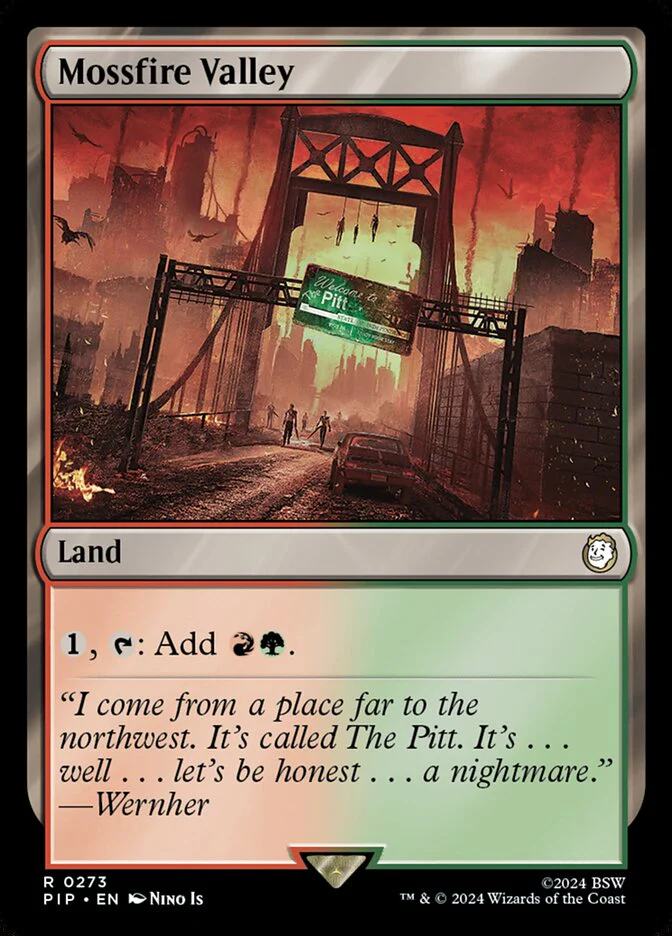 Mossfire Valley 273/326 (Universes Beyond: Fallout)  - Foil