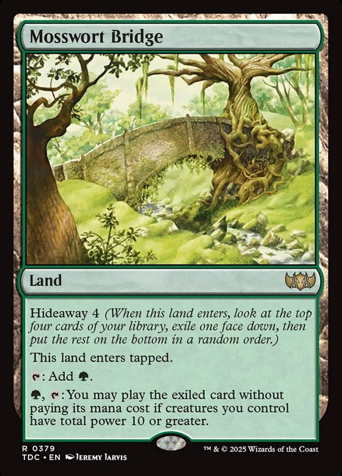 Mosswort Bridge 379 (Commander: Tarkir: Dragonstorm)