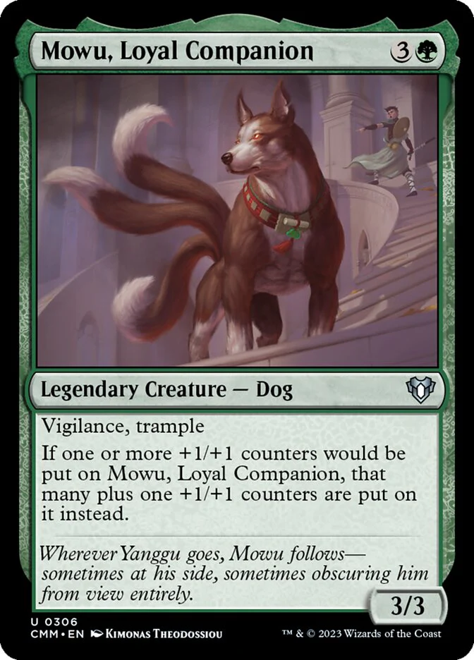 Mowu, Loyal Companion 306 (Commander Masters)