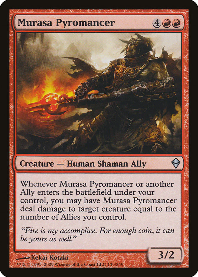 Murasa Pyromancer 139/249 (Zendikar)