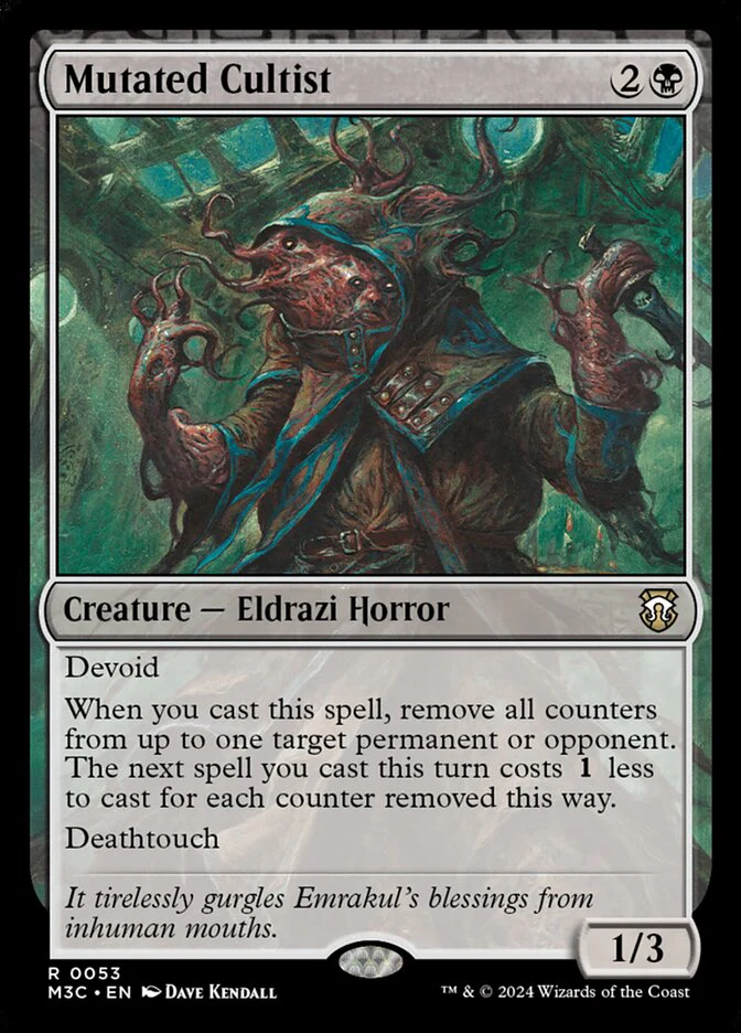 Mutated Cultist 53/411 (Commander: Modern Horizons 3)