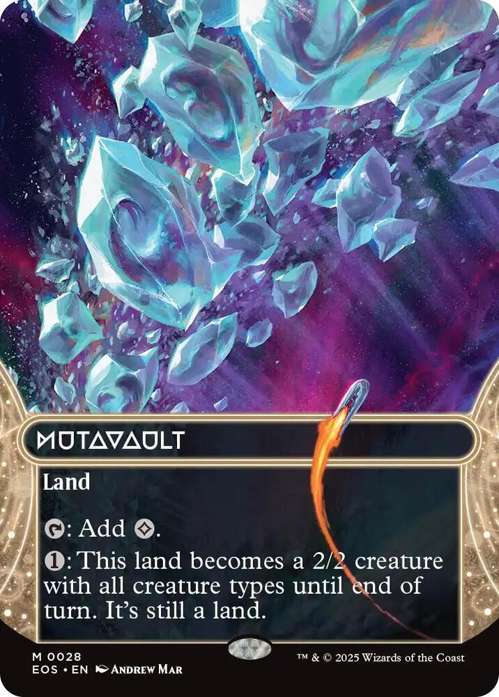 Mutavault  28 (Edge of Eternities: Stellar Sights)  - Borderless Foil