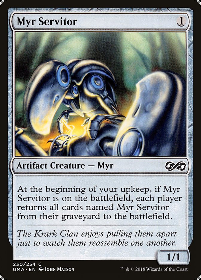 Myr Servitor 230/254 (Ultimate Masters)  - Foil