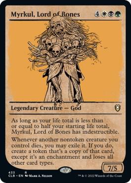 Myrkul Lord of Bones Showcase 433 (Commander Legends: Battle for Baldur's Gate)