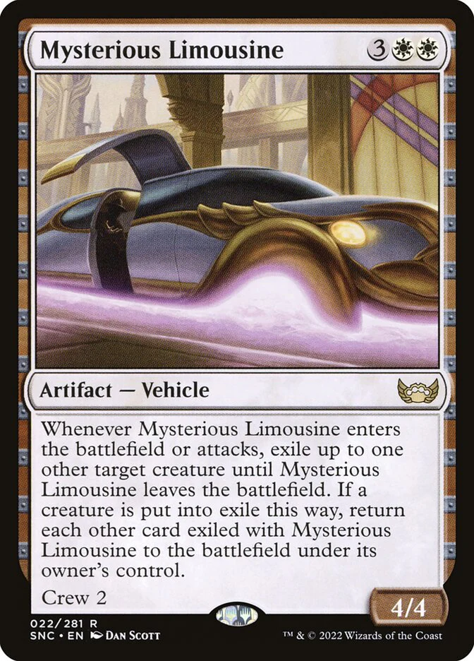Mysterious Limousine 22/281 (Streets of New Capenna)  - Foil
