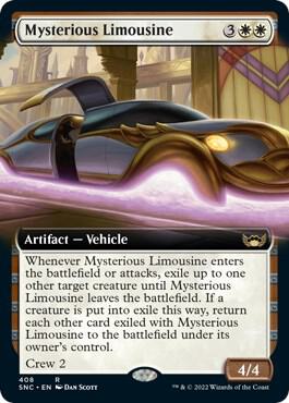 Mysterious Limousine Extended Art 408/281 (Streets of New Capenna)