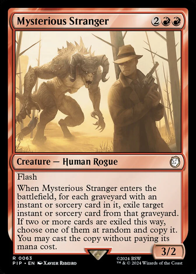 Mysterious Stranger 63/326 (Universes Beyond: Fallout)
