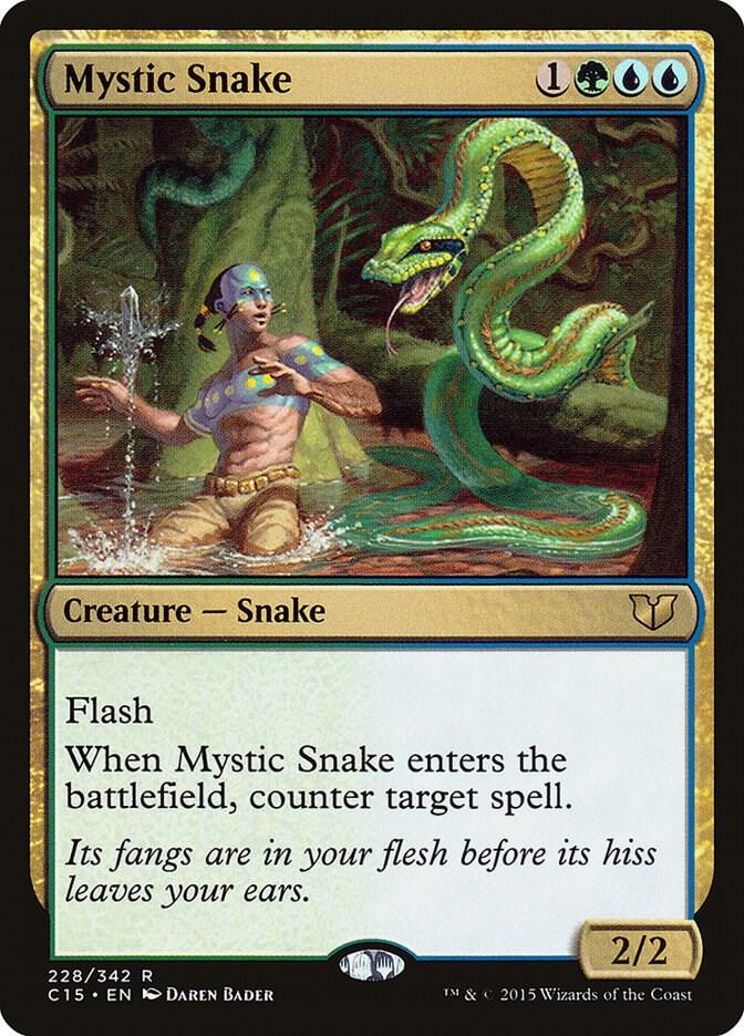 Mystic Snake 228/342 (Commander 2015)