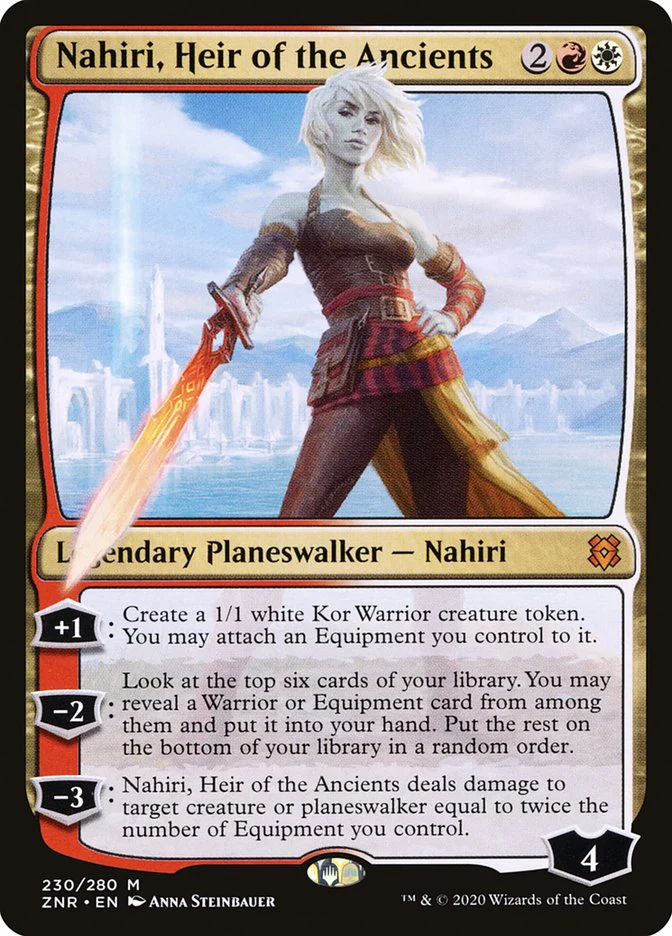 Nahiri, Heir of the Ancients 230/280 (Zendikar Rising)  - Foil