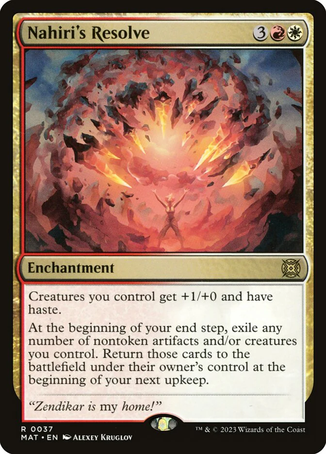 Nahiri's Resolve 37/50 (March of the Machine: The Aftermath)