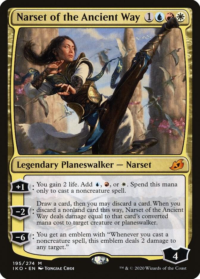 Narset of the Ancient Way 195/274 (Ikoria: Lair of Behemoths)