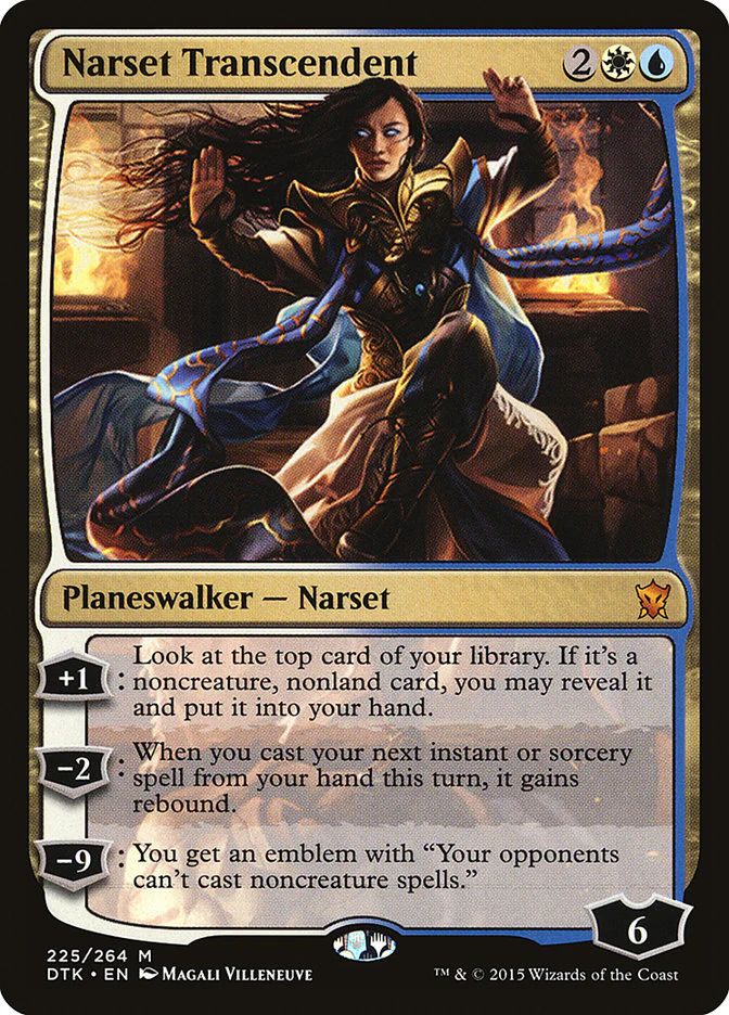 Narset Transcendent 225/264 (Dragons of Tarkir) - Foil