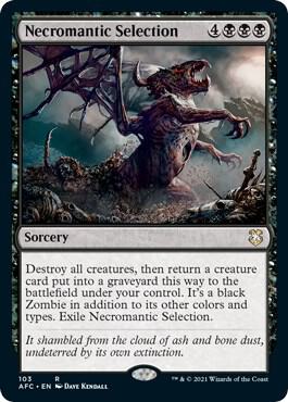 Necromantic Selection 103 (Commander: Adventures in the Forgotten Realms)