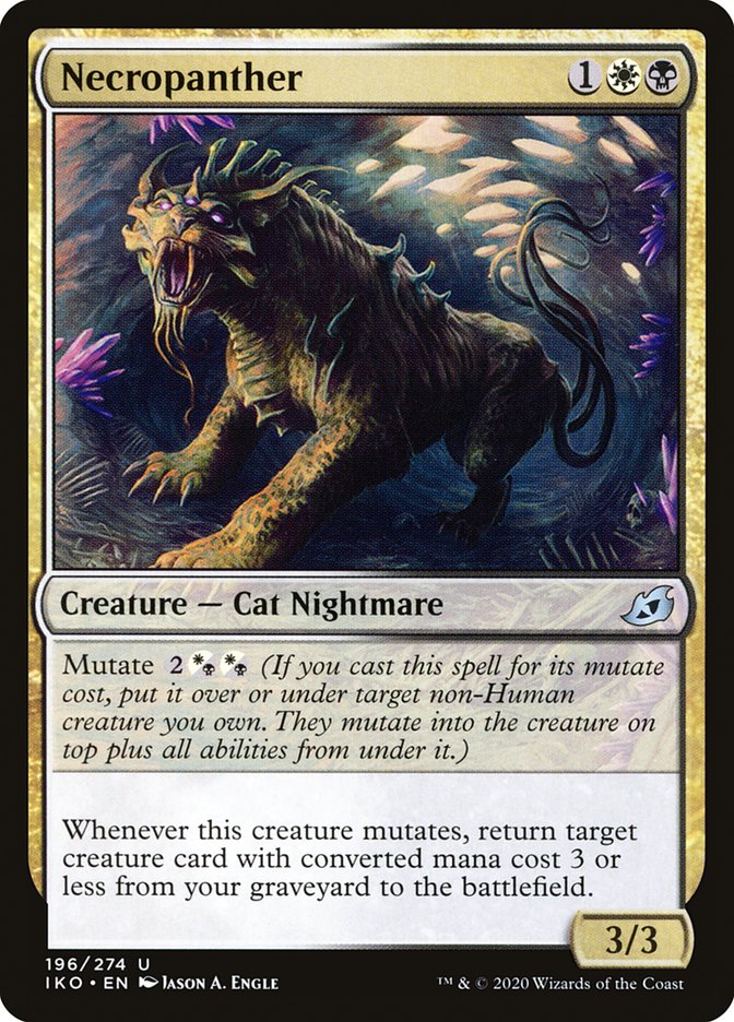 Necropanther 196/274 (Ikoria: Lair of Behemoths)