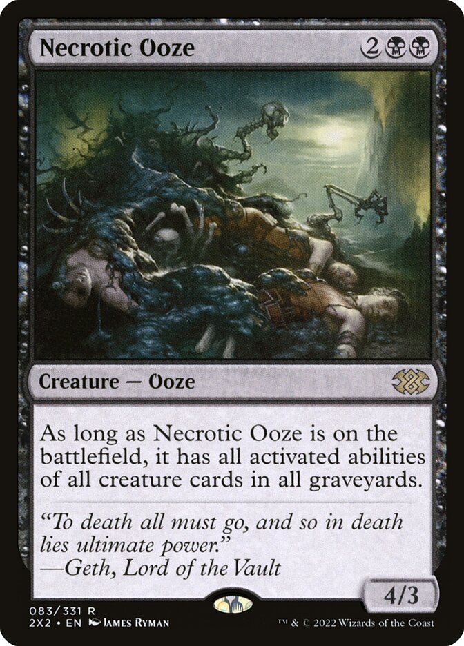 Necrotic Ooze 83/331 (Double Masters 2022)