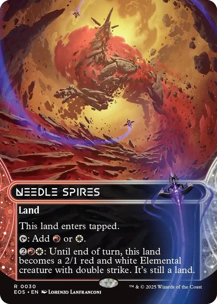 Needle Spires  30/45 (Edge of Eternities: Stellar Sights)  - Borderless