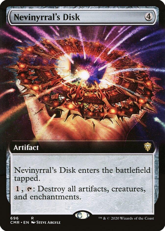 Nevinyrral's Disk 696/361 (Commander Legends)  - Extended Art Foil