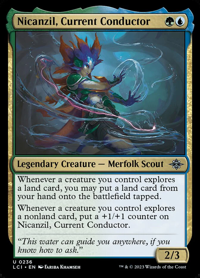 Nicanzil, Current Conductor 236/291 (The Lost Caverns of Ixalan)  - Foil