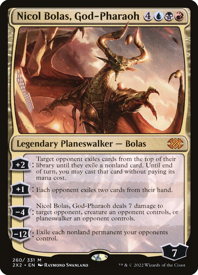 Nicol Bolas God Pharaoh 260 (Double Masters 2022)