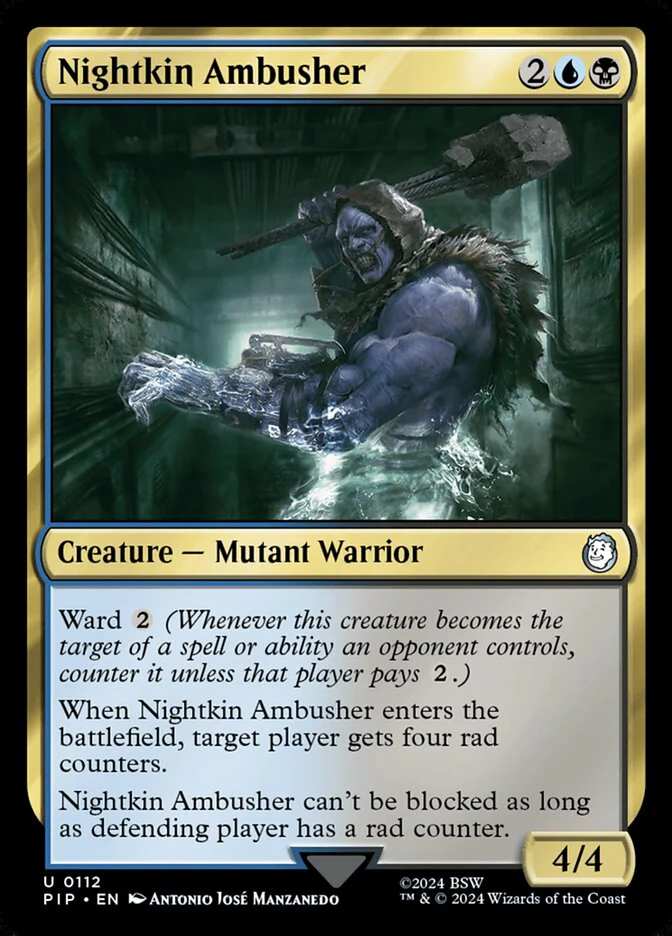Nightkin Ambusher 112 (Universes Beyond: Fallout)