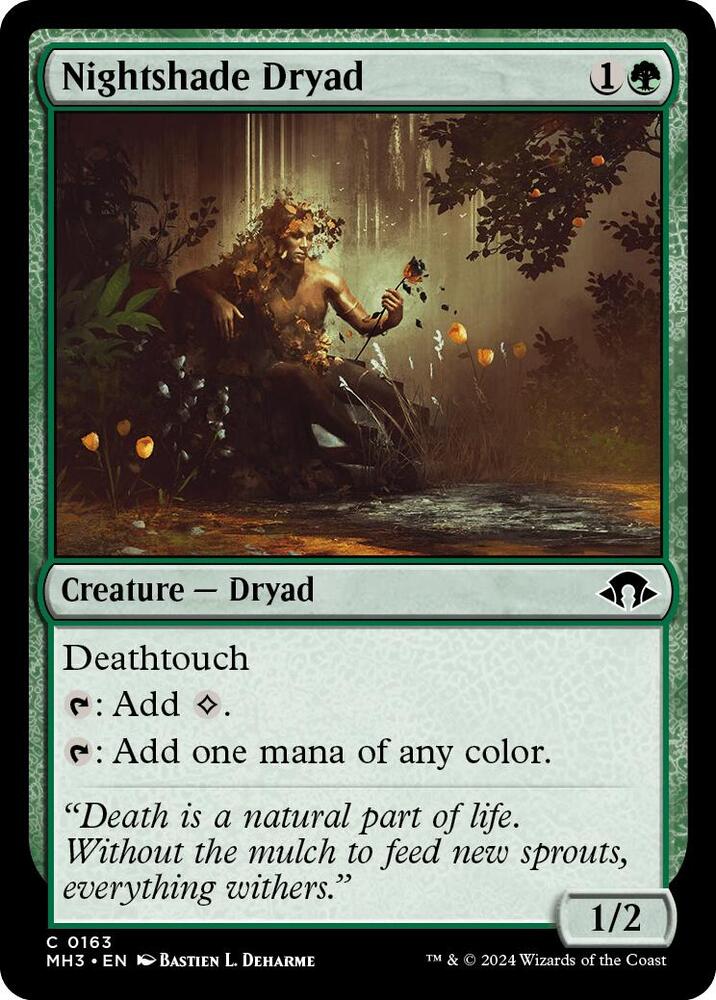 Nightshade Dryad 163 (Modern Horizons 3)  - Foil