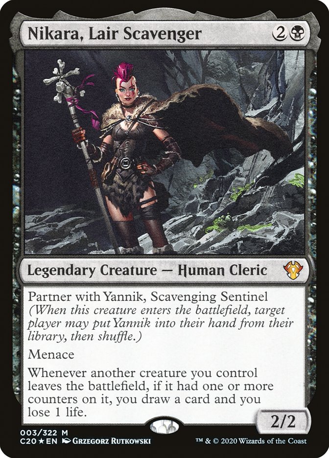 Nikara, Lair Scavenger 3/322 (Commander 2020)  - Foil