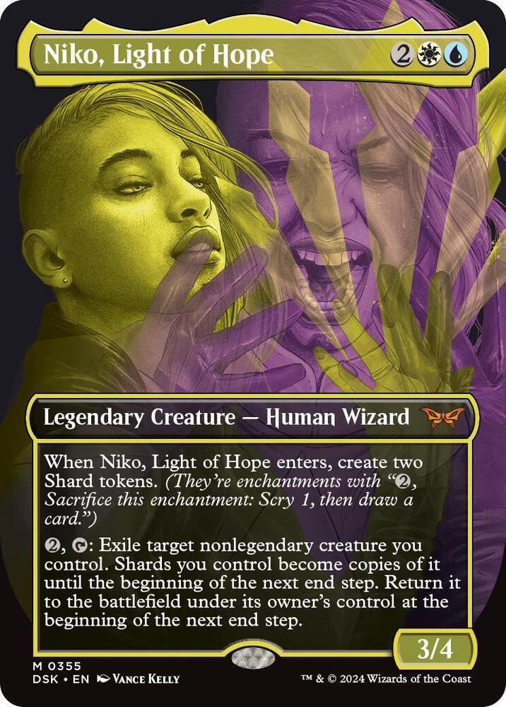Niko, Light of Hope 355 (Duskmourn: House of Horror)  - Borderless Foil
