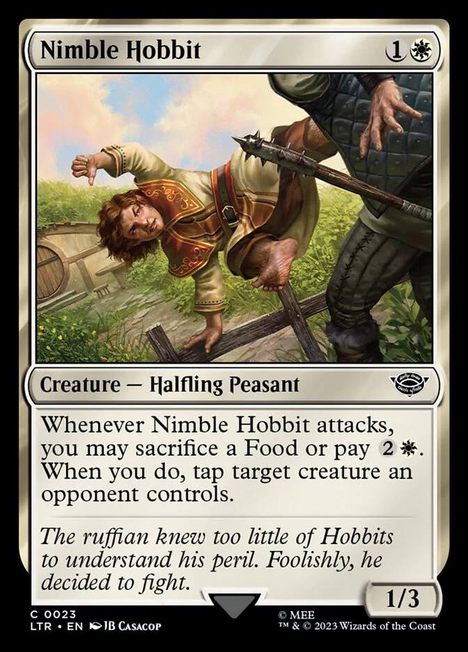 Nimble Hobbit 23 (Universes Beyond: The Lord of the Rings: Tales of Middle-earth)  - Foil