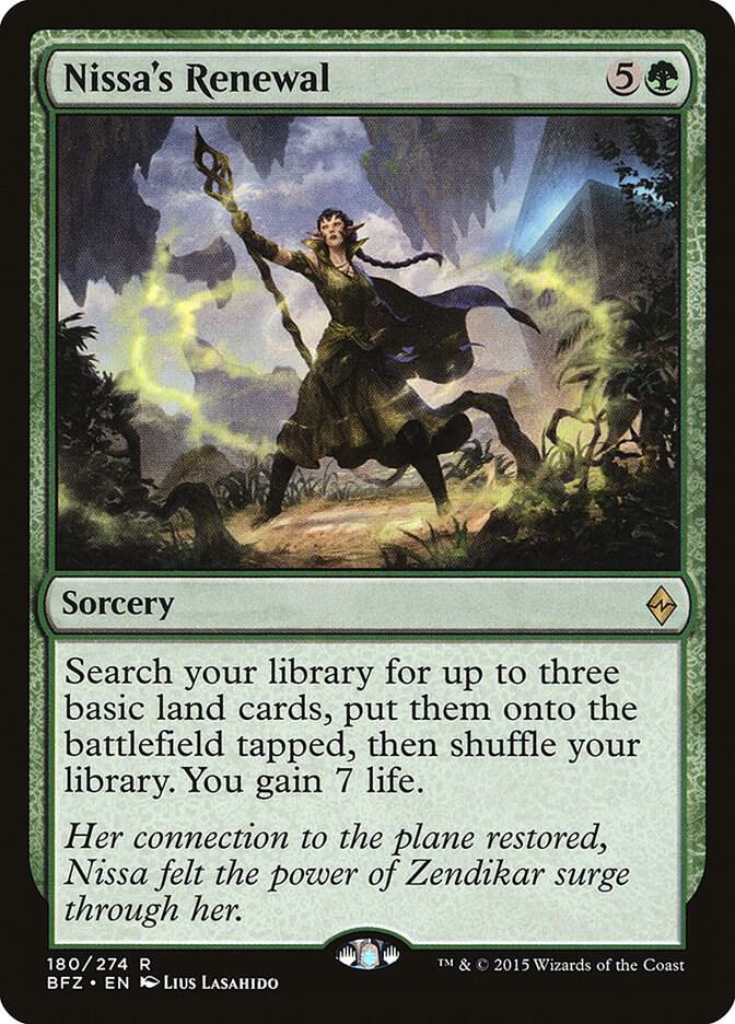 Nissas Renewal 180/274 (Battle for Zendikar)  - Foil