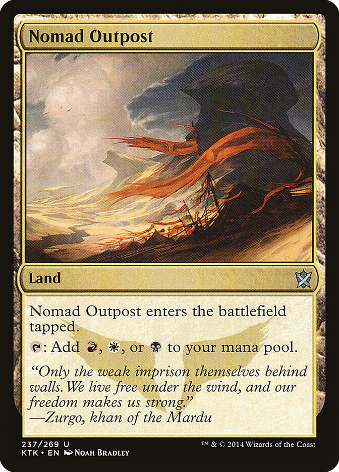 Nomad Outpost 237/269 (Khans of Tarkir)  - Foil