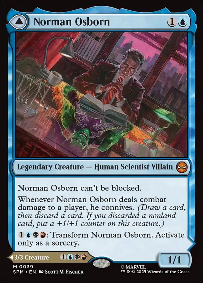 Norman Osborn // Green Goblin 39/198 (Marvel's Spider-Man)  - Foil