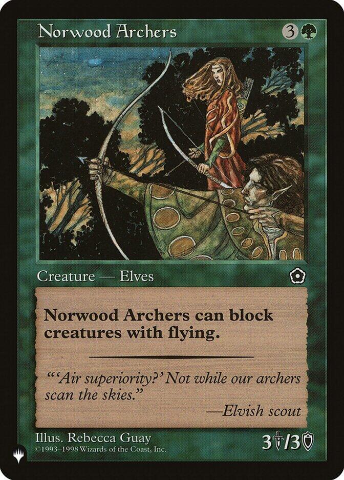 Norwood Archers P02-136/5075 (The List Reprints)