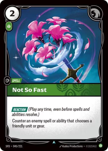 Not So Fast 45/221 (Spiritforged) - Foil