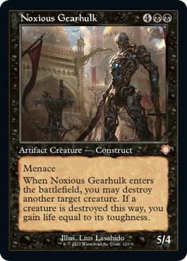 Noxious Gearhulk Retro Frame 110/40 (Commander: The Brothers' War)