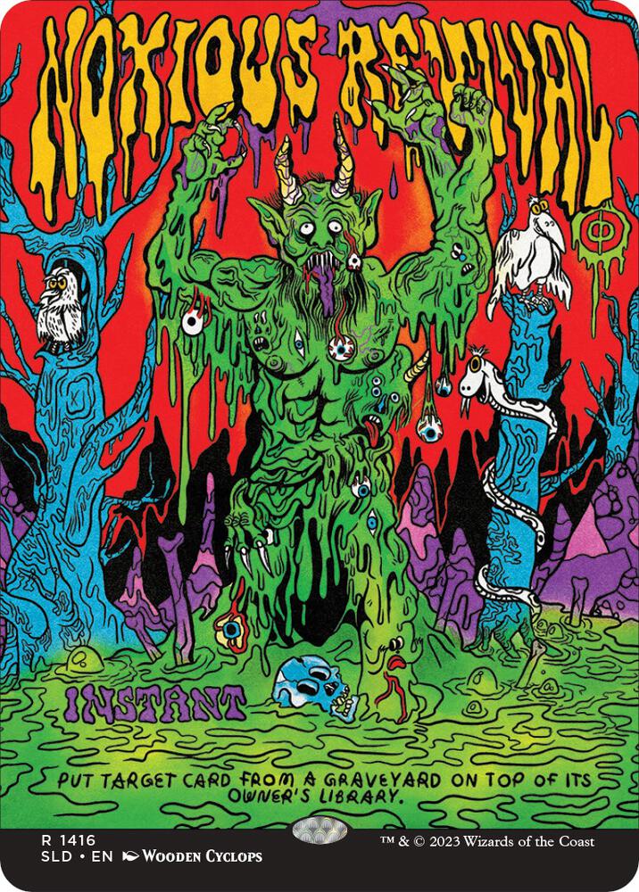 Noxious Revival 1416 (Secret Lair Drop Series)  - Borderless Foil