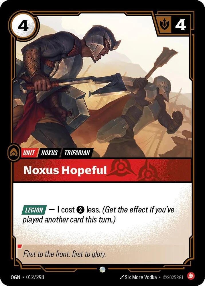 Noxus Hopeful 12/298 (Origins)  - Foil