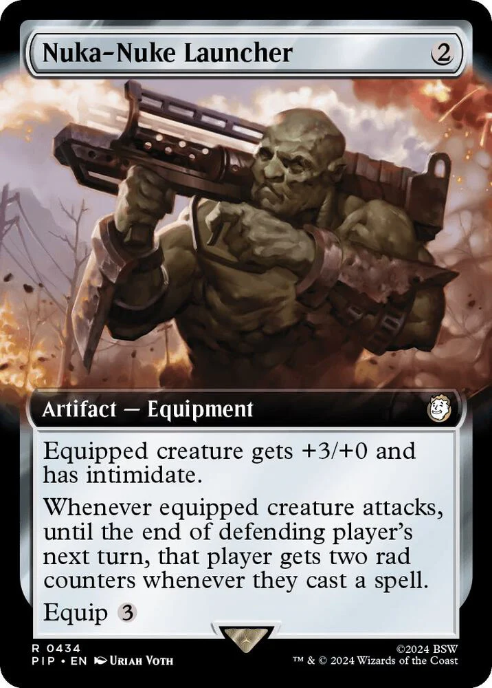 Nuka-Nuke Launcher 434/326 (Universes Beyond: Fallout)  - Extended Art Foil