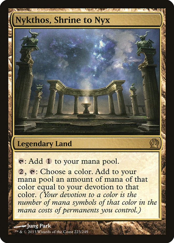 Nykthos, Shrine to Nyx 223/249 (Theros)