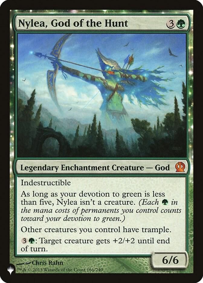 Nylea God of the Hunt THS-166/5075 (The List Reprints)