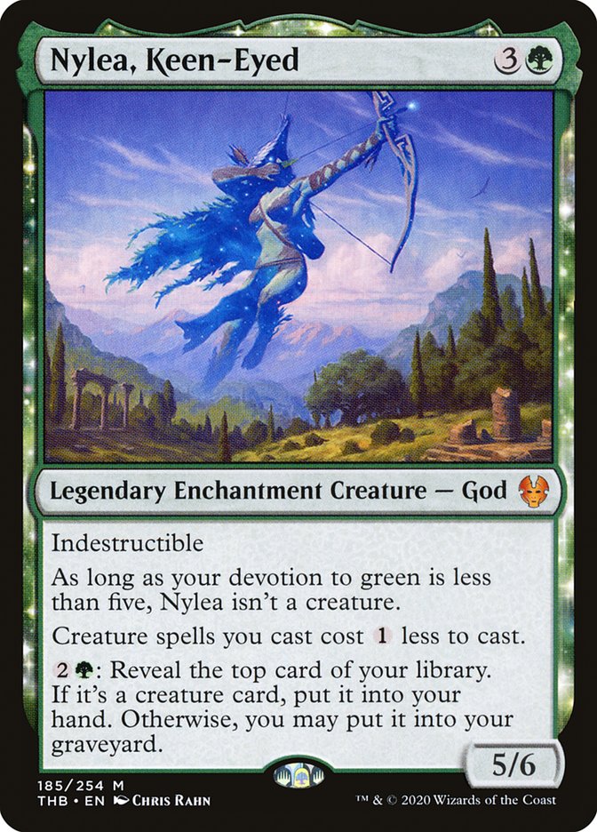 Nylea, Keen-Eyed 185/254 (Theros Beyond Death) - Foil