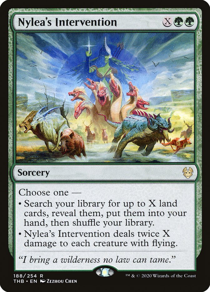 Nylea's Intervention 188 (Theros Beyond Death)