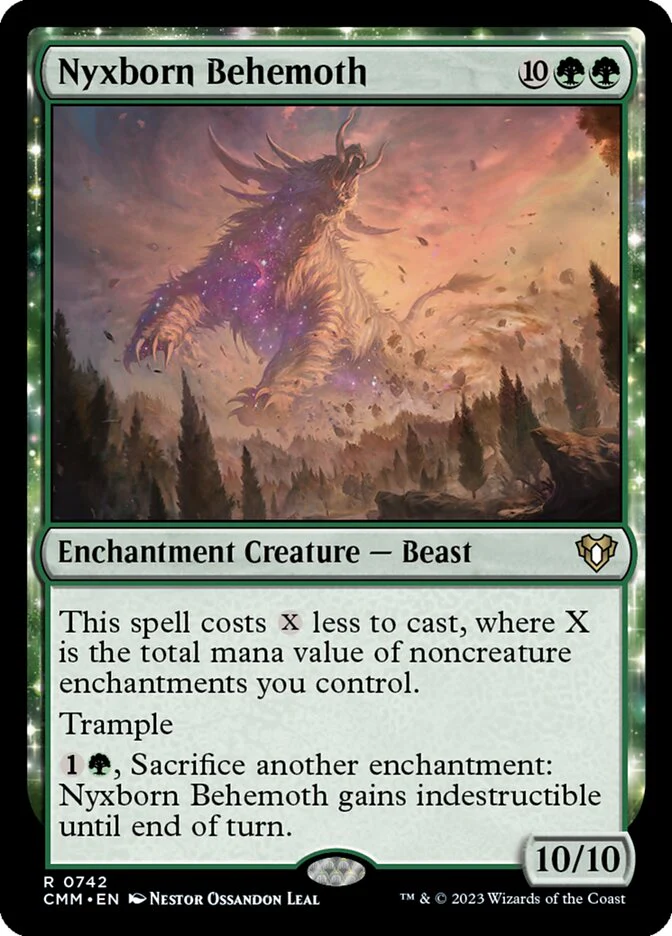 Nyxborn Behemoth 742 (Commander Masters)