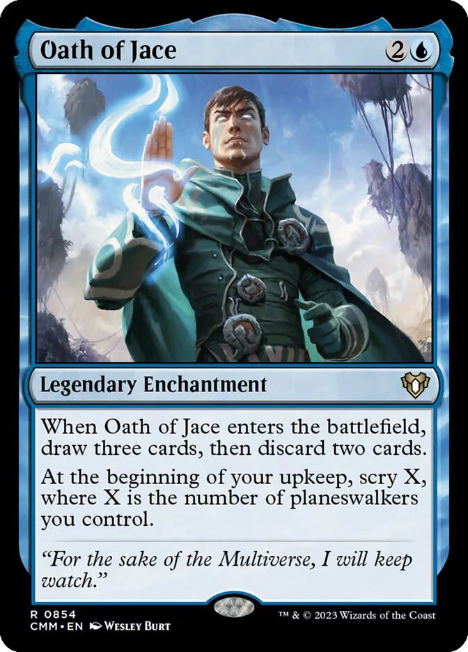 Oath of Jace 854 (Commander Masters)