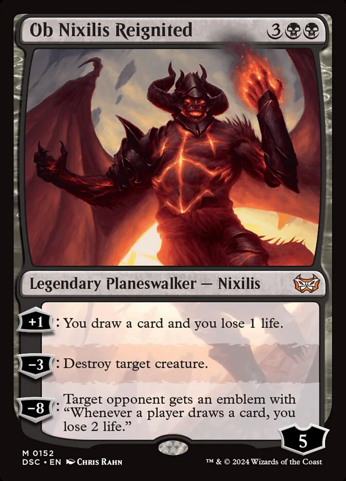 Ob Nixilis Reignited 152/40 (Commander: Duskmourn: House of Horror)