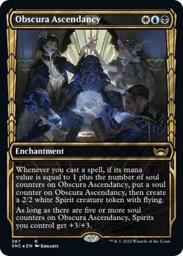 Obscura Ascendancy Gilded Foil 387/281 (Streets of New Capenna)  - Foil