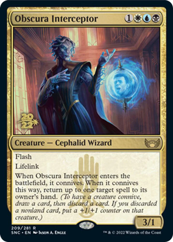 Obscura Interceptor 209s/161 (Prerelease Cards)  - Foil