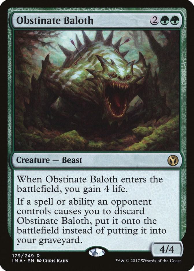 Obstinate Baloth 179/249 (Iconic Masters)