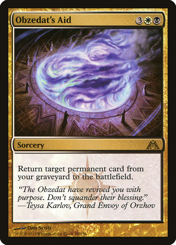 Obzedat's Aid 89/156 (Dragon's Maze)