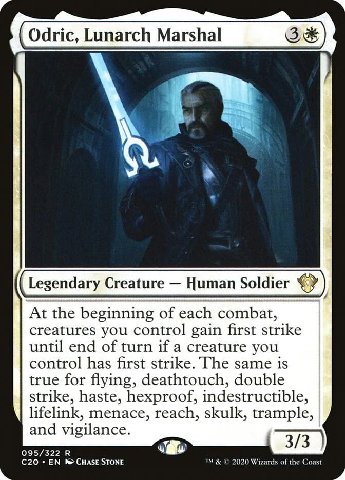 Odric, Lunarch Marshal 95/322 (Commander 2020)